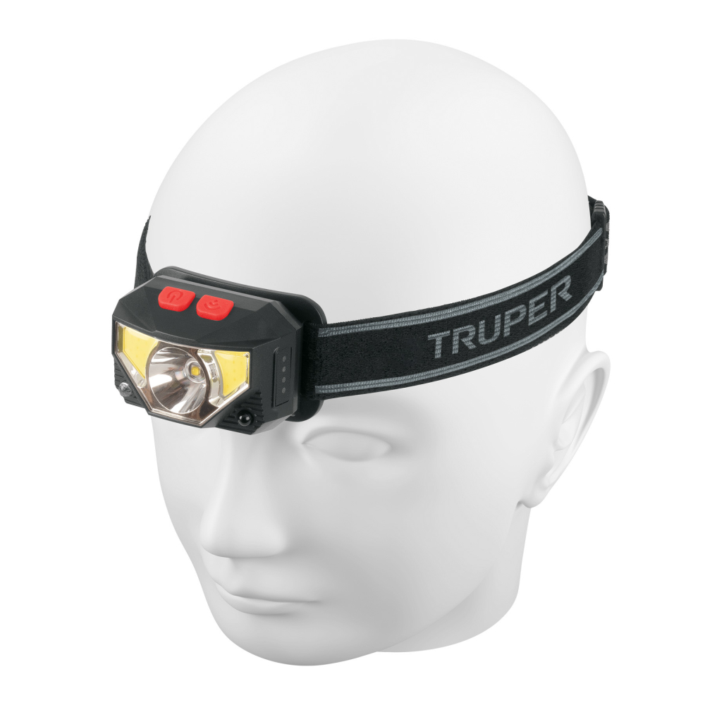 Linterna de minero LED 270 lm con sensor recargable, TRUPER LI-CA-270R