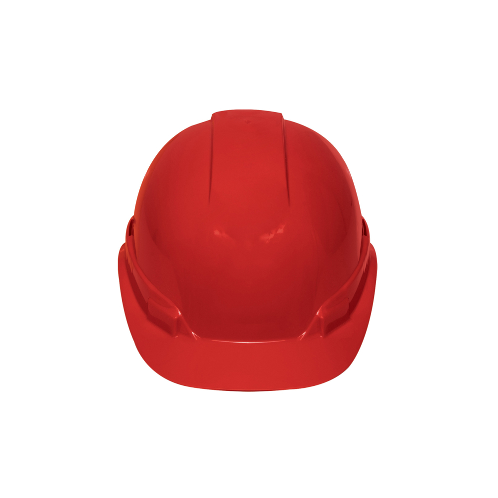 Casco de seguridad ventilado, ajuste de matraca, rojo CAS-RI