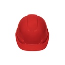 Casco de seguridad ventilado, ajuste de matraca, rojo CAS-RI