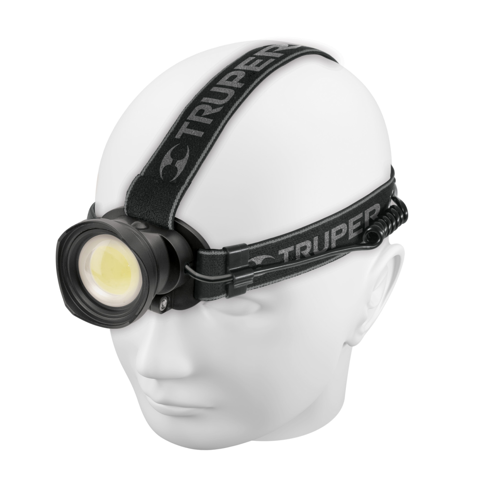 Linterna de minero LED 325 lm, recargable, TRUPER LI-CA-325R