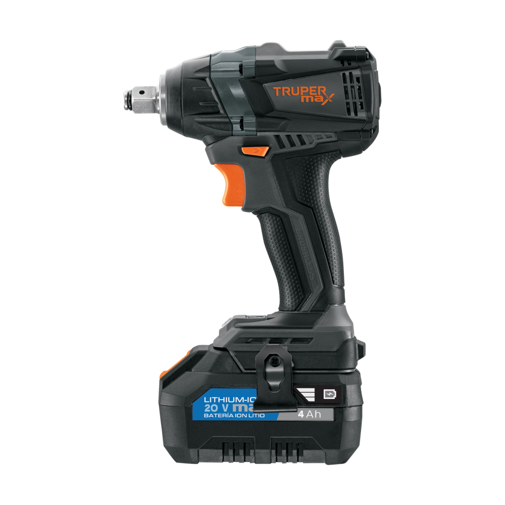 Llave de impacto 1/2', 20V, 155 lb/ft, 1 batería 4Ah, MAX MAX-20L