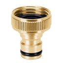 Conector 3/4' rápido hembra de latón, sistema click, TRUPER CLICK-FM