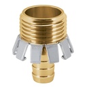 Conector 1/2' macho tipo garra de aluminio, TRUPER CM-1/2AG