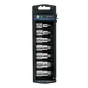 Juego de 7 dados cuadro 1/2' punta hexagonal mm, TRUPER JPH-1/2X7M