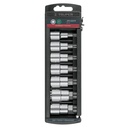 Juego de 7 dados cuadro 1/2' punta hexagonal std, TRUPER JPH-1/2X7P