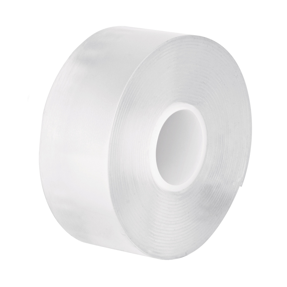 Cinta nano doble cara reutilizable, transparente 3 m x 30 mm CDR-330