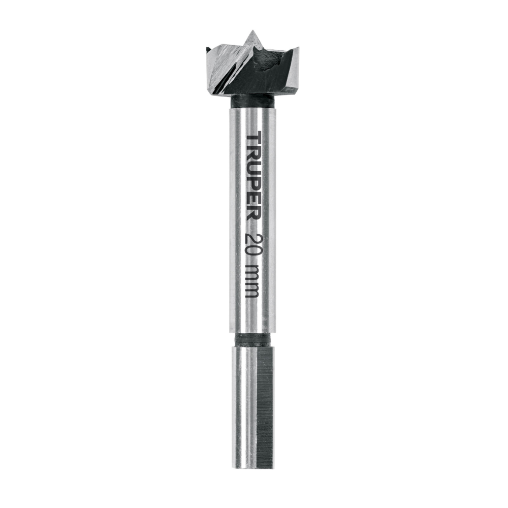 Broca forstner 20 mm para madera, TRUPER BFM-20