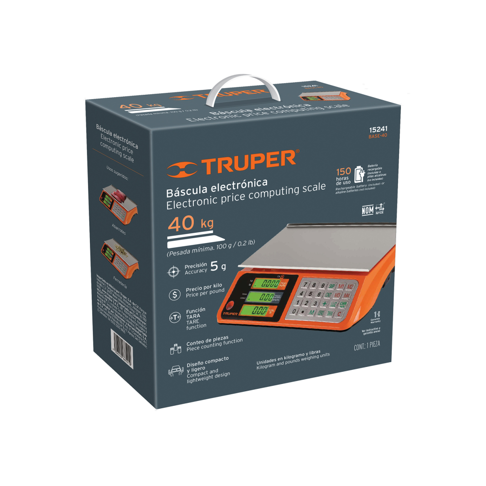 Caja de empaque de repuesto para BASE-40, TRUPER CJ-BASE-40
