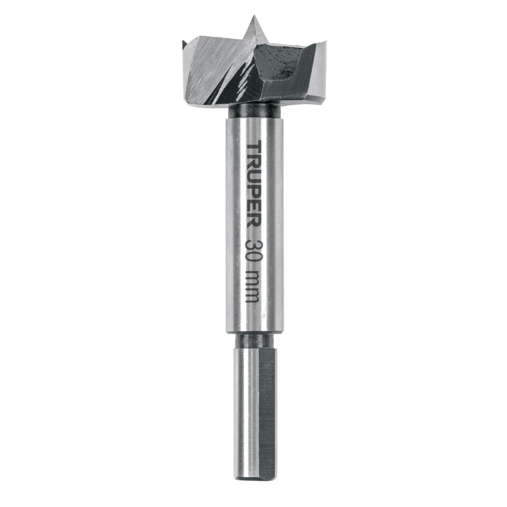 Broca forstner 30 mm para madera, TRUPER BFM-30