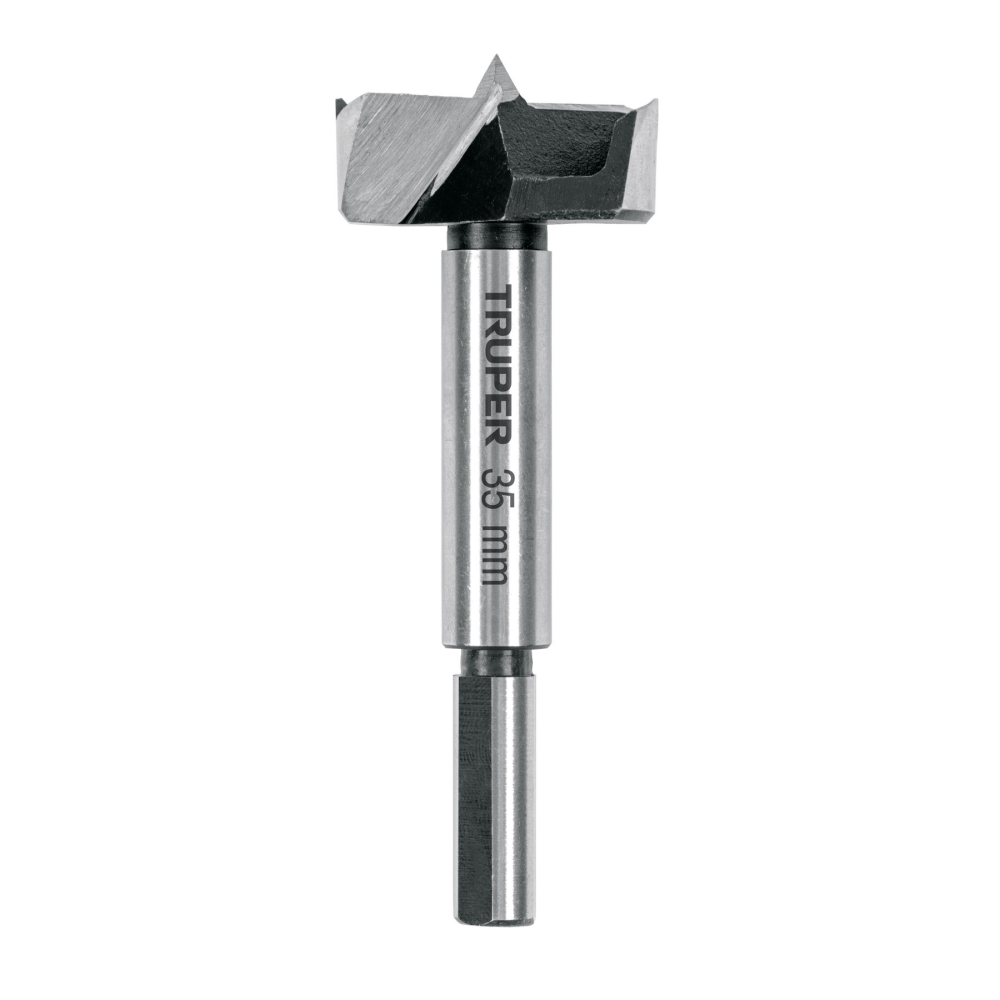 Broca forstner 35 mm para madera, TRUPER BFM-35