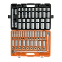 Juego de 83 herramientas cuadro 1/2' std y mm para mecánico JD-1/2X83MP