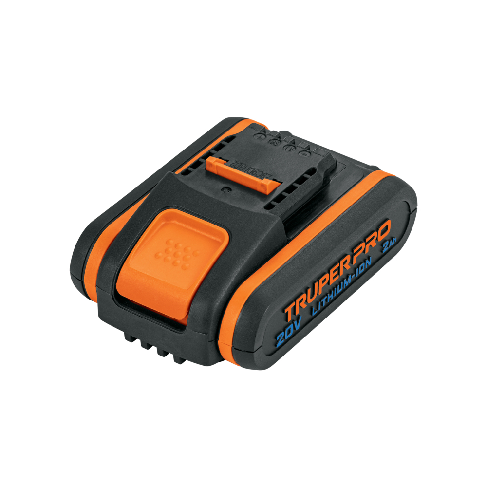 Batería ion litio, 20V, 2 Ah, TRUPER PRO BAT-20A2
