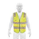 Chaleco de seguridad de alta visibilidad, verde, G, EXPERT CHS-900V-L