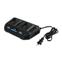 Cargador dual de baterías de ion litio 20V, TRUPER MAX MAX-CA2