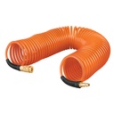 Manguera para compresor, tipo resorte, 7.6 m x 1/4', TRUPER MAN-R-7