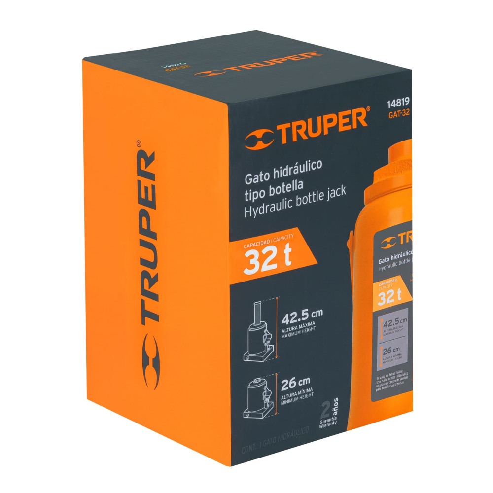 Caja de empaque de repuesto para GAT-32, TRUPER CJ-GAT-32