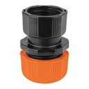 Conector 1/2' hembra de ABS con tuerca de ajuste manual CF-1/2T