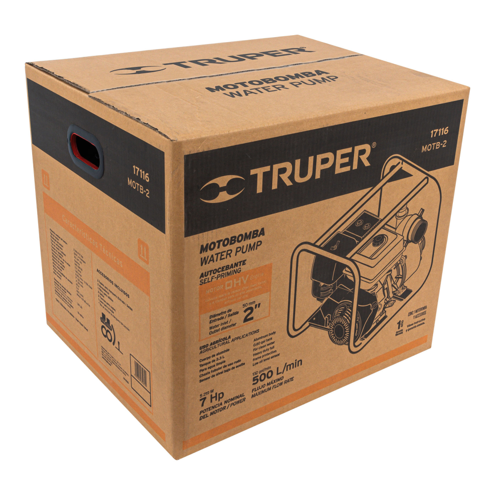 Caja de empaque de repuesto para MOTB-2, TRUPER CJ-MOTB-2