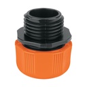 Conector 1/2' macho de ABS con tuerca de ajuste manual CM-1/2T