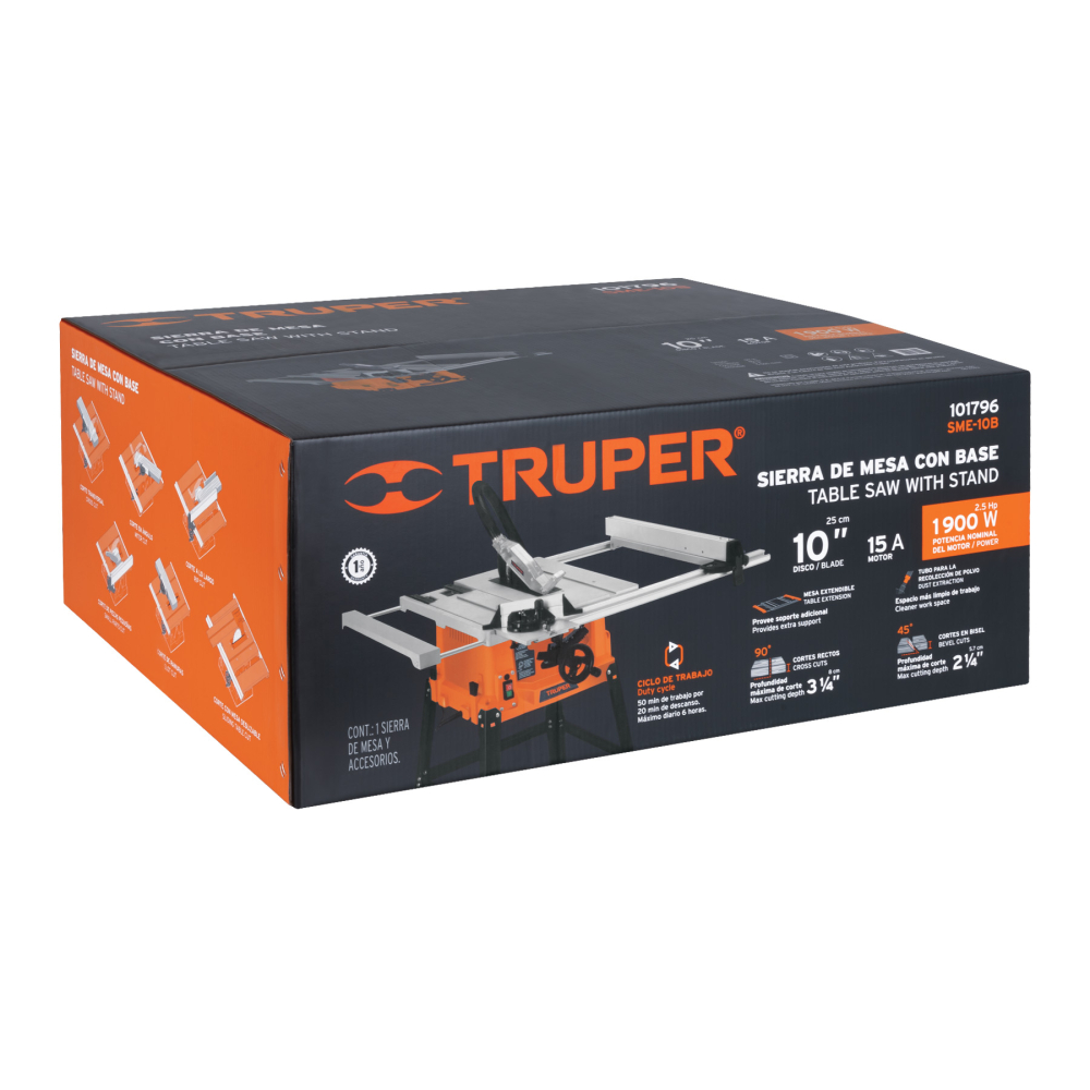 Caja de empaque de repuesto para SME-10B, TRUPER CJ-SME-10B