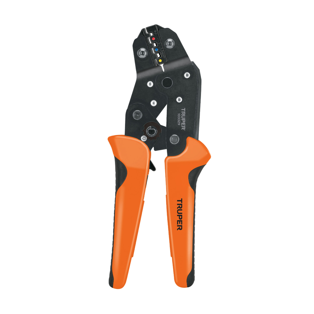 Pinza de crimpado para terminales, TRUPER PCT-8