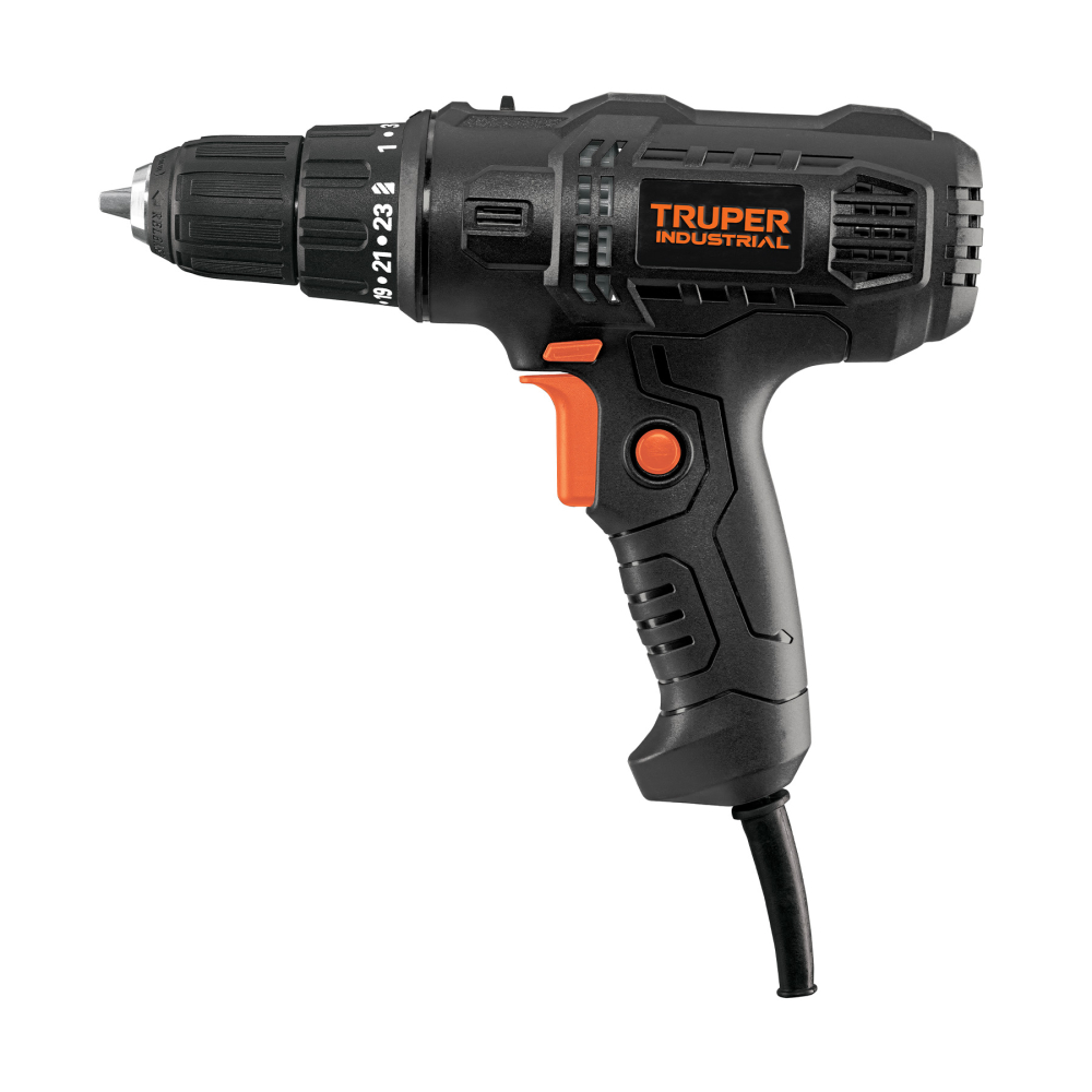 Taladro/destornillador 3/8', 400W, TRUPER INDUSTRIAL TALA-3/8N