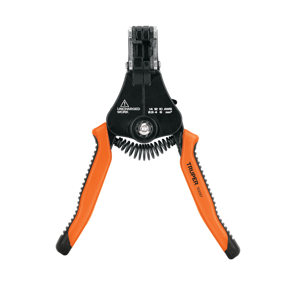 Pinza 6.5' pela cables automática, 14 a 10 AWG, TRUPER PE-CA-65