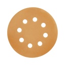 Paquete con 5 discos de lija 5' grano 400, 8 perforaciones DIRO-540