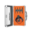 Juego de 4 brocas diamantadas y guía, TRUPER JBD-4