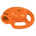 Aspersor base metálica, tipo sapo de chorro fino, TRUPER SAPO-1