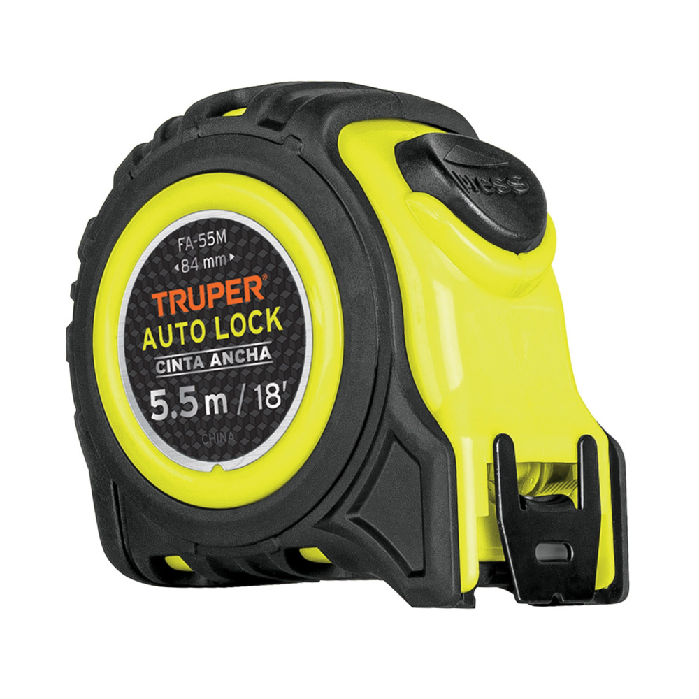 Flexómetro Auto-Lock contra impactos 5.5 m cinta 25 mm FA-55M