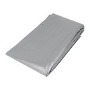 Lona de polietileno reforzada 6 x 6 m, gris, 180g/m2, TRUPER LT-66