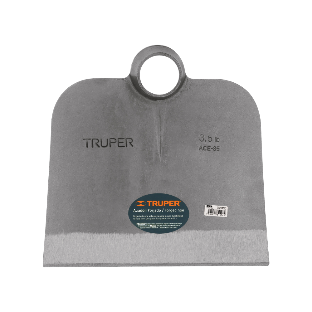 Azadón Centroamericano 3.5, lb sin mango, TRUPER ACE-35