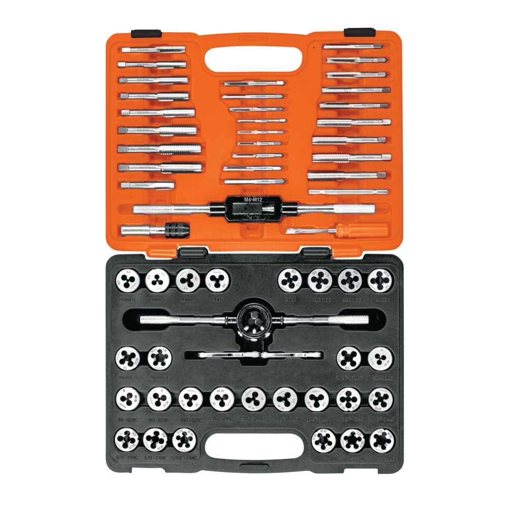 Juego de 60 piezas de machuelos y tarrajas, Truper J-MATA-60