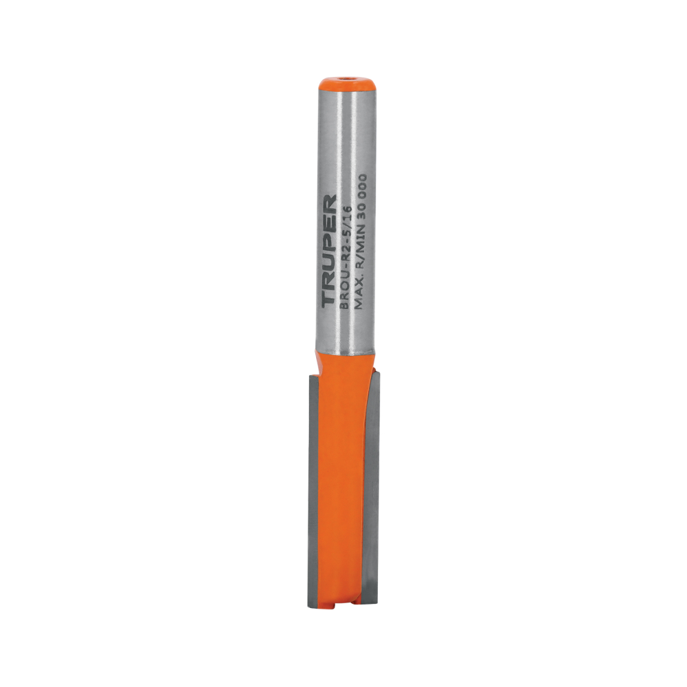 Broca para router, recta 2 filos, 5/16', TRUPER BROU-R2-5/16