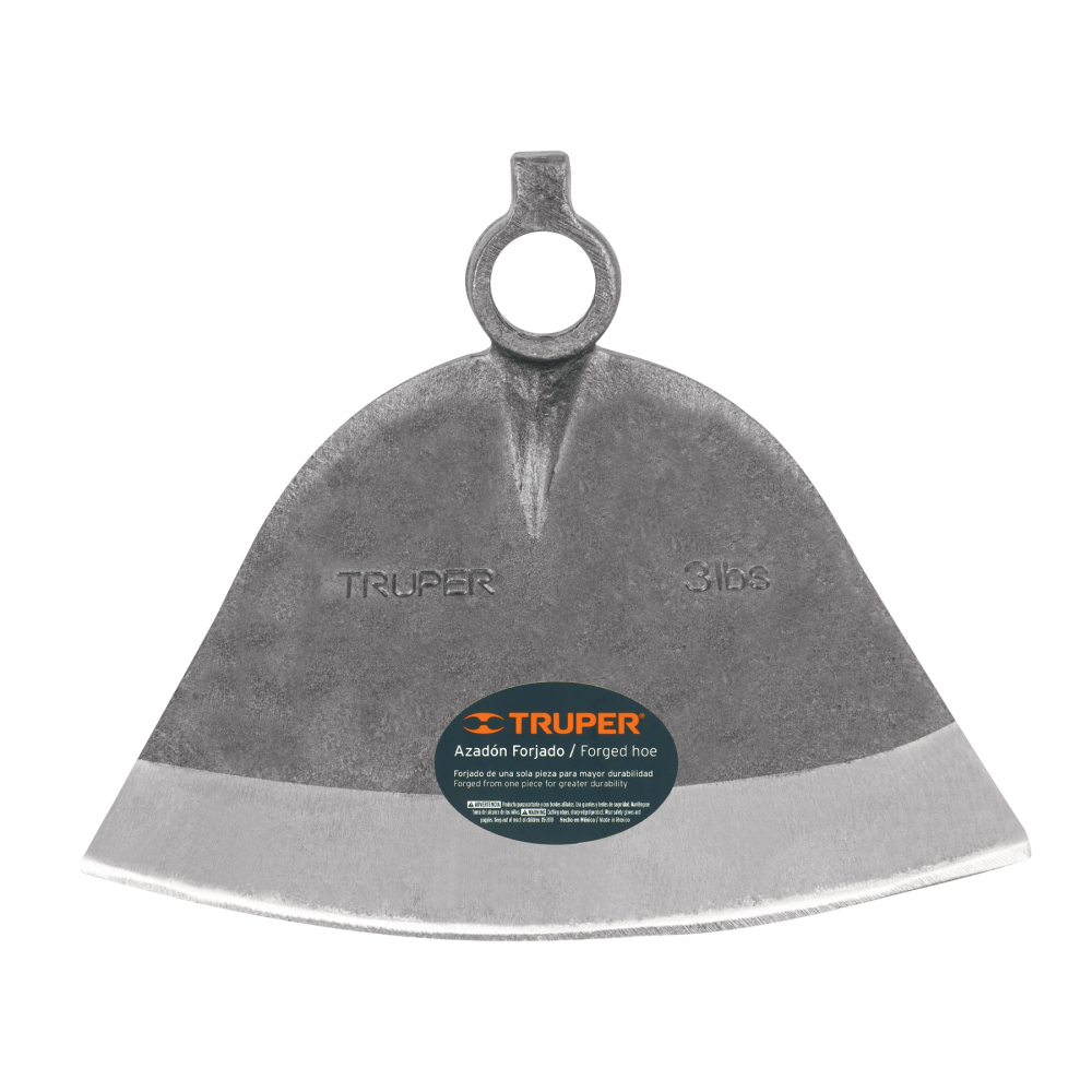 Azadón Córdoba No. 3 de 2.8 lb, sin mango, TRUPER ACO-3