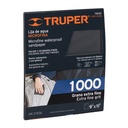 Lija de agua grano 1000 microfina carburo de silicio, TRUPER LIAG-1000