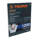 Lija de agua grano 1200 microfina carburo de silicio, TRUPER LIAG-1200