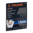 Lija de agua grano 1500 microfina carburo de silicio, Truper LIAG-1500