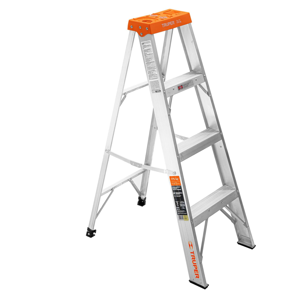 Escalera de tijera, tipo II, 3 peldaños, TRUPER EST-23