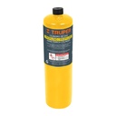 Cilindro de gas propileno de 400 g, amarillo, TRUPER GAS-400N