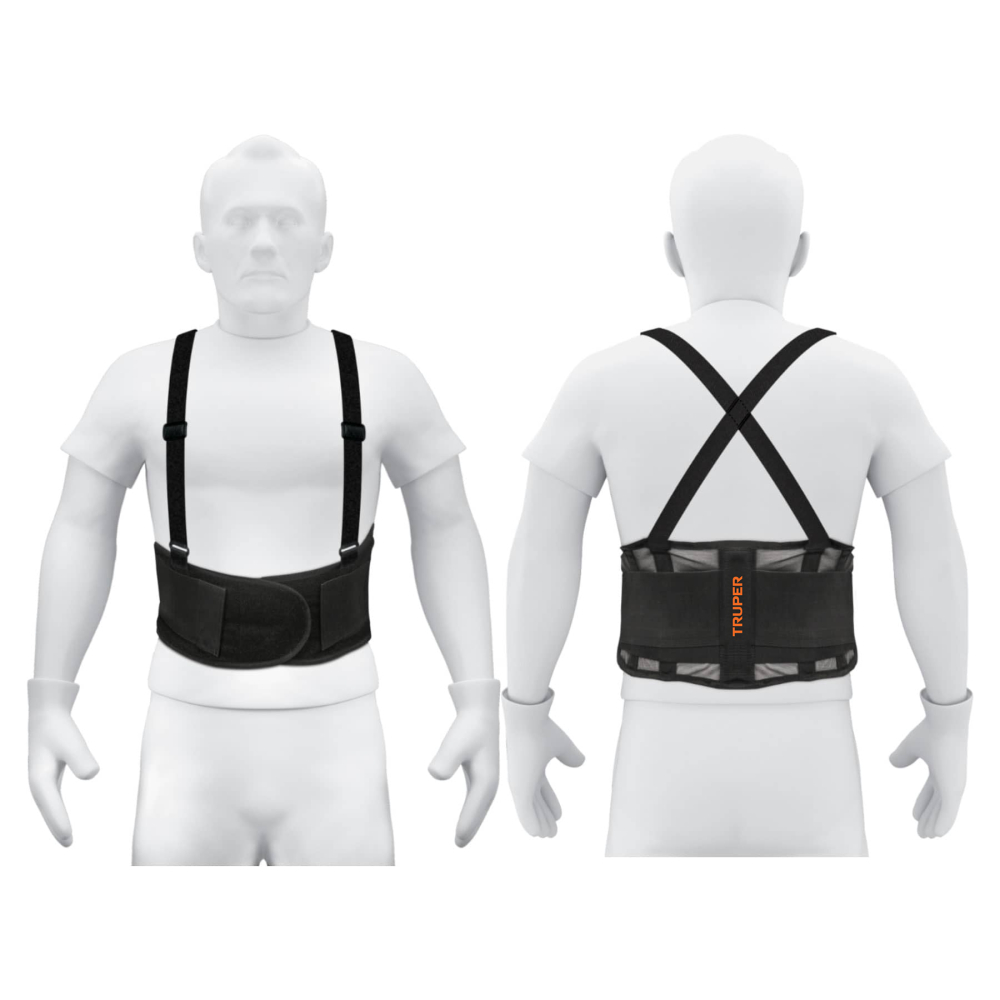 Faja lumbar de malla transpirable, talla M, TRUPER FAJA-MV