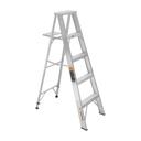 Escalera de tijera 100% aluminio tipo ll 4 peldaños, TRUPER ESTA-24