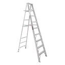 Escalera de tijera 100% aluminio tipo ll 8 peldaños, TRUPER ESTA-28