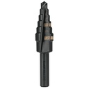 Broca escalonada óxido negro 6 escalones 3/16' a 1/2',Truper BES-6