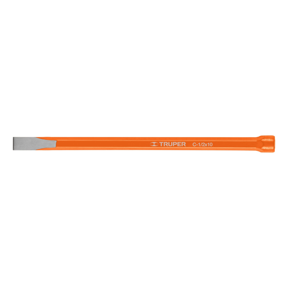 Cincel de corte frío de 1/2 X 10', TRUPER C-1/2X10