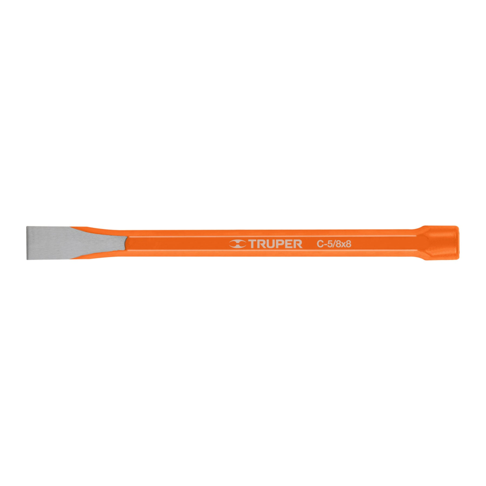 Cincel de corte frío de 5/8 X 8', TRUPER C-5/8X8