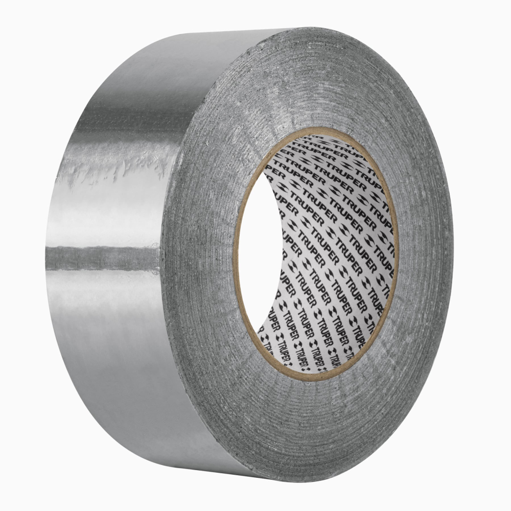 Cinta de aluminio de 48 mm x 50 m, TRUPER CALU-50
