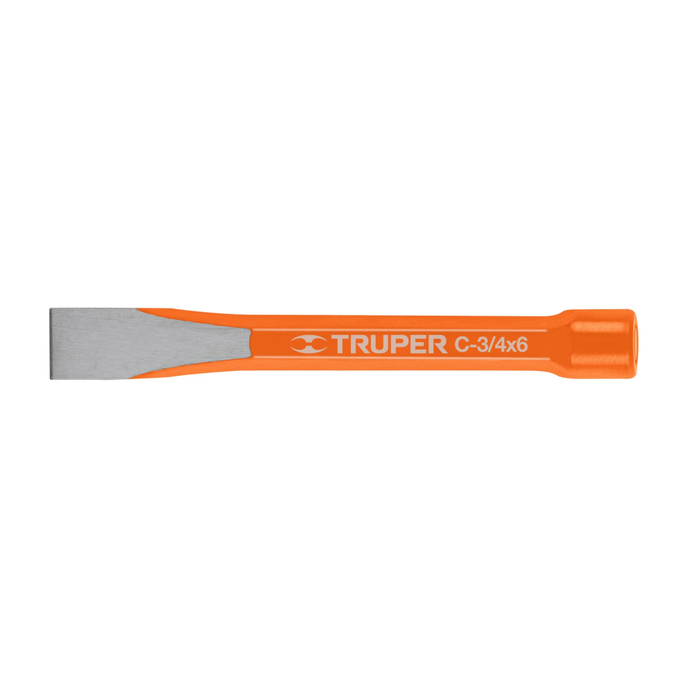Cincel de corte frío de 3/4 X 6', TRUPER C-3/4X6