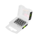 Estuche con 5 puntas planas de 5/32' largo 1', TRUPER EXPERT PUDE-3115